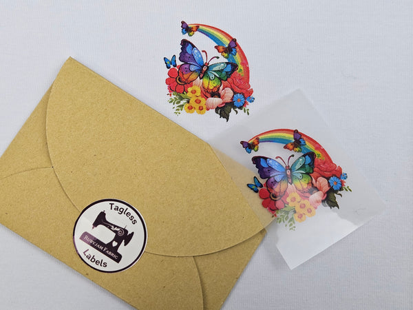 Butterflies and Rainbows - Tagless Label Transfers