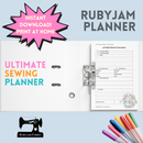 Rubyjam Fabric - 52 Week Sewing Challenge Record Keeper