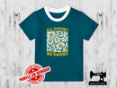 All Oopsies, No Daisies - TEAL BLUE - Panels On Demand