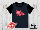 Axolotl Gamer Pink - NAVY BLUE - Panels On Demand
