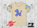 Balloon Animal Poodle Dog - SAND BEIGE - Panels On Demand