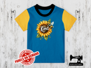 Bee Kind Sunflower - TURQUOISE - Panels On Demand