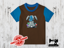 Easter Bunny Back - BROWN - Panels On Demand