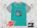 Easter Bunny Back - MINT GREEN - Panels On Demand