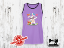 Dabbing Easter Bunny - Happy Easter - LIGHT PURPLE - Panels On Demand