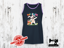 Dabbing Easter Bunny - Happy Easter - NAVY BLUE - Panels On Demand