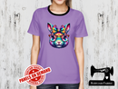 Rainbow Bunny Head - LIGHT PURPLE - Panels On Demand