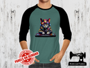 Cat DJ - SAGE GREEN - Panels On Demand