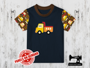 Diggers Dump Truck - NAVY BLUE - Panels On Demand
