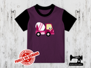 Diggers Pink Cement Truck - PURPLE - Panels On Demand