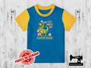 Don't Touch My Easter Eggs Dinosaur - TURQUOISE - Panels On Demand