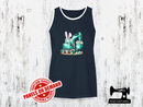 Eggs-cavator Easter Construction (Mint) - NAVY BLUE - Panels On Demand