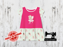 Pink Fairy (Blonde) - FUCHSIA - Panels On Demand