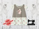 Pink Fairy (Brunette) - LIGHT GREY - Panels On Demand