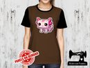 Pink Axolotl Block Game - BROWN - Panels On Demand
