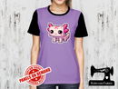 Pink Axolotl Block Game - LIGHT PURPLE - Panels On Demand