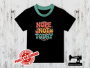 Nope Not Today - BLACK - Panels On Demand