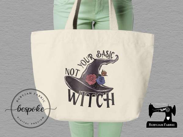 Not Your Basic Witch - Tote Bag - Bespoke
