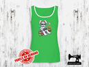 Easter Bunny Gamer Block - LIME GREEN - Panels On Demand