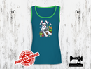 Easter Bunny Gamer Block - TEAL BLUE - Panels On Demand
