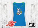 Easter Bunny Gamer Block - TURQUOISE - Panels On Demand