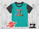 Easter Bunny Gamer Block 2 - MINT GREEN - Panels On Demand