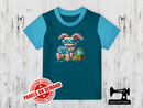 Easter Bunny Gamer Block 2 - TEAL BLUE - Panels On Demand