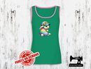 Rainbow Easter Bunny Egg Hunter - GREEN - Panels On Demand