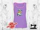 Rainbow Easter Bunny Egg Hunter - LIGHT PURPLE - Panels On Demand