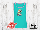 Rainbow Easter Bunny Egg Hunter - MINT GREEN - Panels On Demand