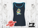 Rainbow Easter Bunny Egg Hunter - NAVY BLUE - Panels On Demand