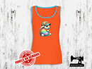 Rainbow Easter Bunny Egg Hunter - ORANGE - Panels On Demand