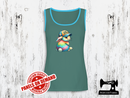 Rainbow Easter Bunny Egg Hunter - SAGE GREEN - Panels On Demand