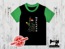 Believe Christmas Big Foot - BLACK - Panels On Demand