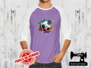 Soccer Ball Rainbow - LIGHT PURPLE - Panels On Demand