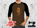 Steampunk Sea Horse - BROWN - Panels On Demand
