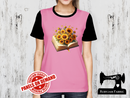 Sunflowers with Book - LIGHT PINK - Panels On Demand