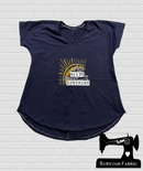 Life Needs More Sunshine - NAVY BLUE - Panels On Demand