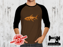 Steampunk Shark - BROWN - Panels On Demand
