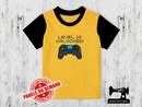 Level 10 Unlocked Gamer Birthday - YELLOW - Panels On Demand