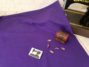 Purple - cotton lycra - FRENCH TERRY - 185cm wide