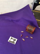 Purple - cotton lycra - FRENCH TERRY - 185cm wide