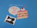 Piece of Me Cake - LIGHT BLUE - Panels On Demand