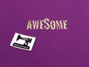 AWESOME Animal Print - PURPLE - Panels On Demand