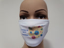 Caring is Not Sharing Face Mask Panel - WHITE - Panels On Demand