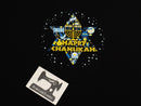 Happy Chanukah Star - BLACK - Panels On Demand