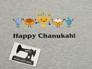 Happy Chanukah Food - HEATHER GREY - Panels On Demand