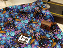 Night Garden - cotton lycra - 150cm wide