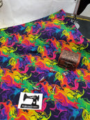 Marbled Ink - cotton lycra - 150cm wide