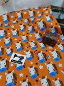 Zebras - cotton lycra - 150cm wide - clearance
